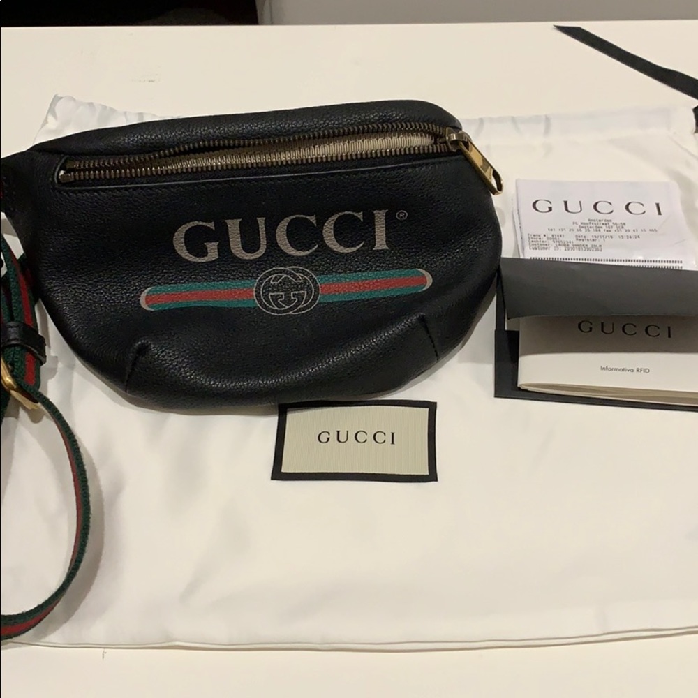 Gucci Print Small Belt Bag